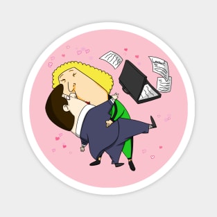 Valentines Day Kiss Magnet